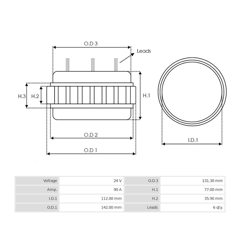 Авто запасные части статора для Bosch F00M130116